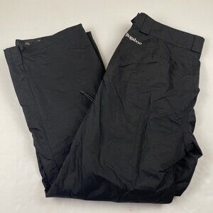 Columbia Bugaboo Ski Snow Pants Men’s L Omni-Tech Insulated Waterproof Black